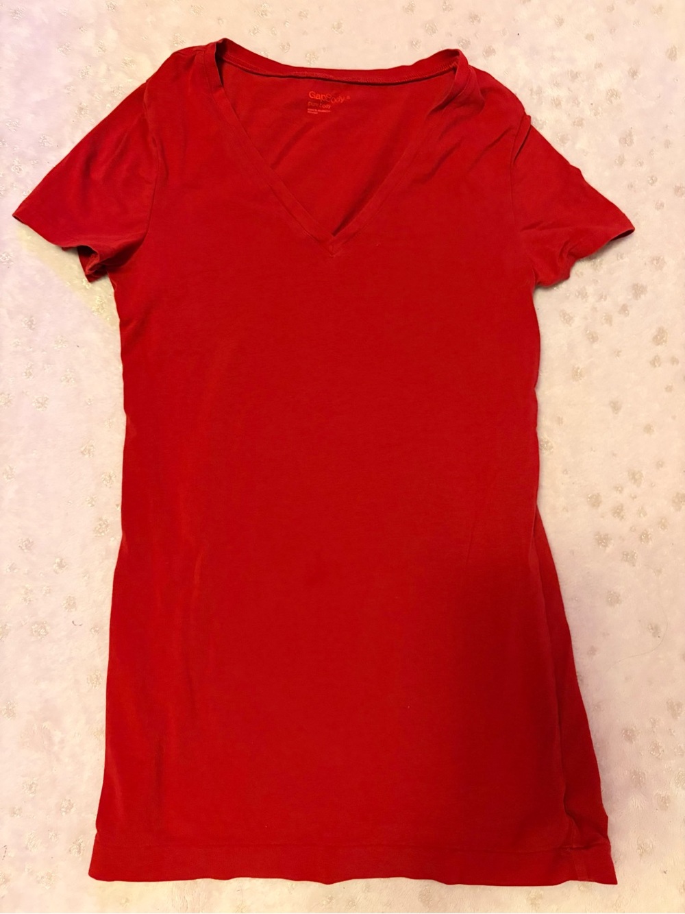 Gap Body Red V-Neck Women’s Top